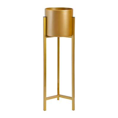 Gouden plantenstandaard medium