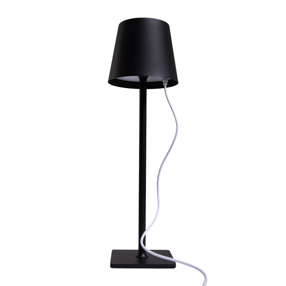 Dimbare tafellamp - Draadloze tafellamp - Zwart