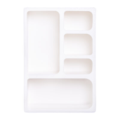 Vakkenkast - 5 Vakken - Wit