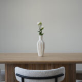QUVIO Vaas organisch design – Keramiek – Wit