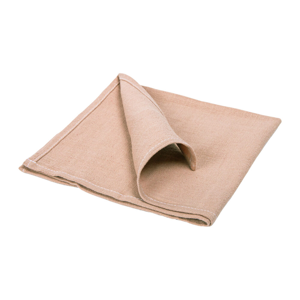 QUVIO Servet – Katoen – 40x40cm – Bruin