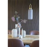 QUVIO Bolletjes vaas – Keramiek – Beige