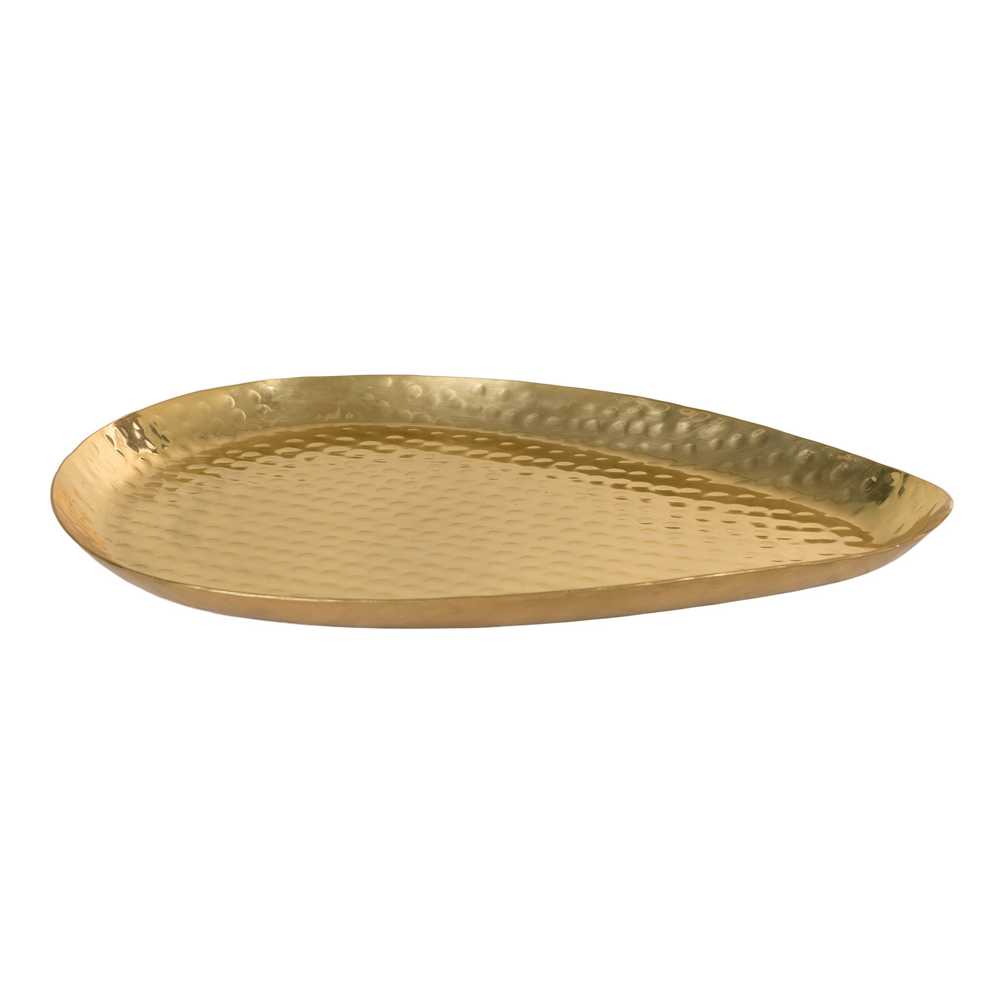 QUVIO Gouden dienblad - Decoratieve tray - Aluminium - Goud