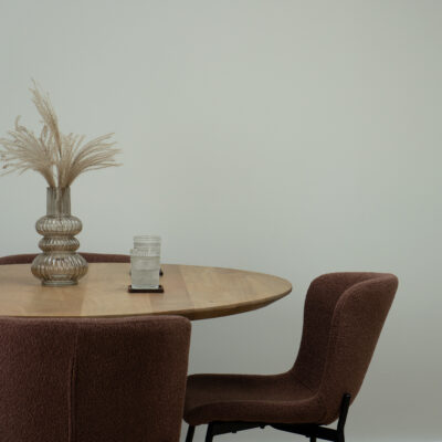 Lewis & Loft Lynn Ronde Eettafel Ø 120 cm – FSC®-gecertificeerd mangohout – Naturel