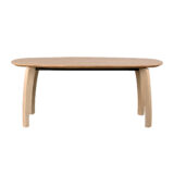 Lewis & Loft Eettafel Luna – FSC®-gecertificeerd mangohout – Deens ovaal – 220 x 110 cm – Naturel