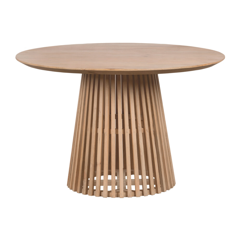 Lewis & Loft Eettafel Levi – FSC®-gecertificeerd mangohout – Rond – Ø 120 cm – Naturel