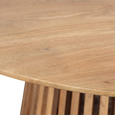 Lewis & Loft Eettafel Levi – FSC®-gecertificeerd mangohout – Rond – Ø 120 cm – Naturel