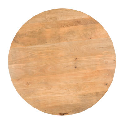 Lewis & Loft Eettafel Levi – FSC®-gecertificeerd mangohout – Rond – Ø 120 cm – Naturel