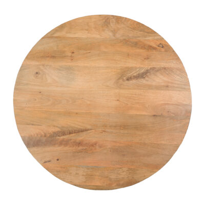 Lewis & Loft Lynn Ronde Eettafel Ø 120 cm – FSC®-gecertificeerd mangohout – Naturel