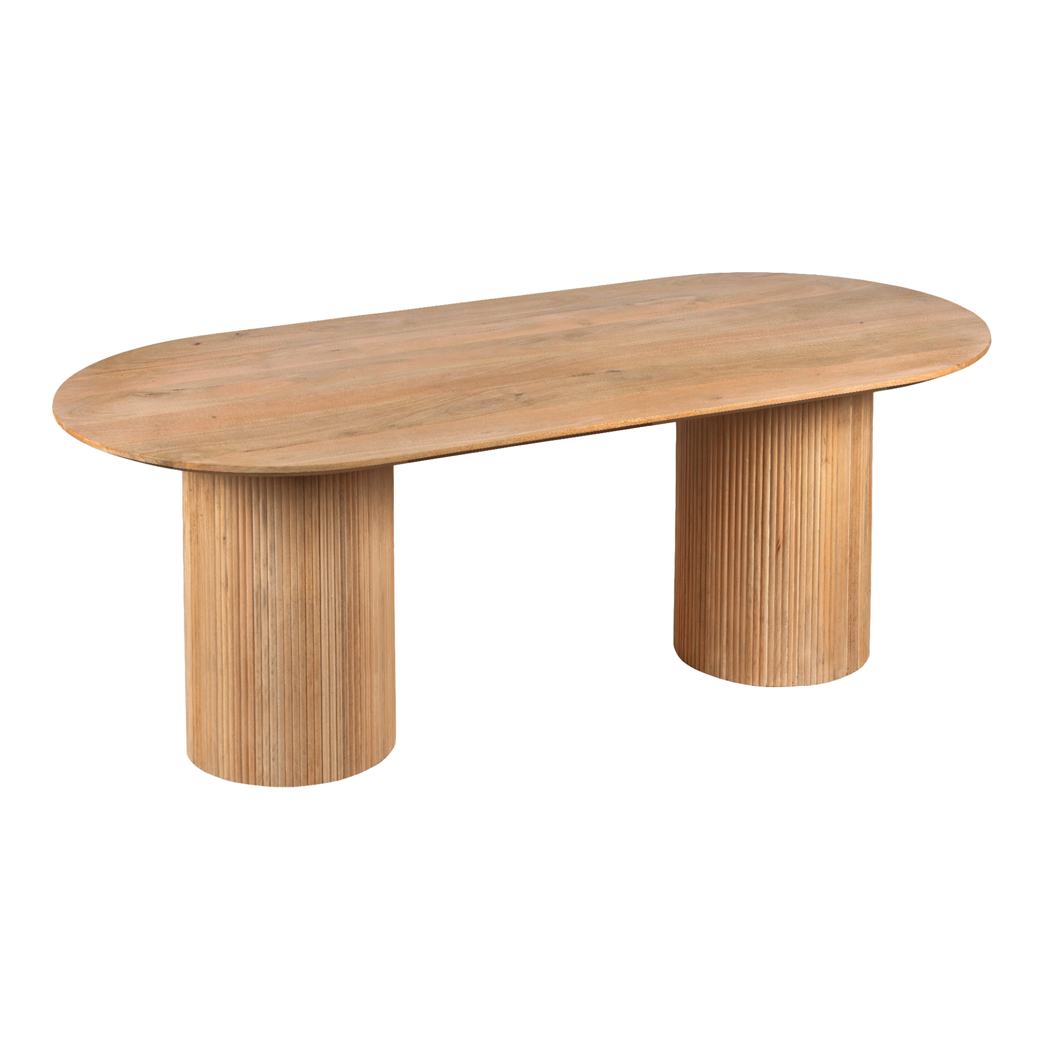 QUVIO Houten dienblad rond – Diameter 24 cm – Zwart