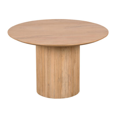 Lewis & Loft Lynn Ronde Eettafel Ø 120 cm – FSC®-gecertificeerd mangohout – Naturel