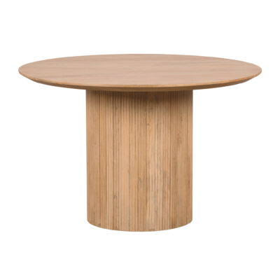 Lewis & Loft Lynn Ronde Eettafel Ø 120 cm – FSC®-gecertificeerd mangohout – Naturel