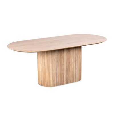 ovale eettafel, eettafel, ovale tafel, mangohout, ovale poot, FSC gecertificeerd mangohout, 200x90 cm, tafel,