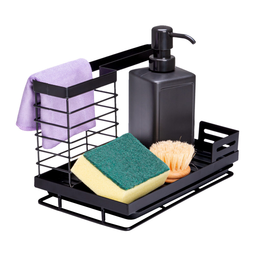 Aanrecht organizer - Metaal - Zwart