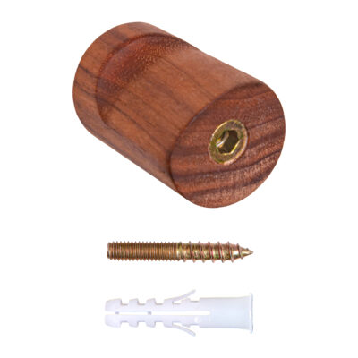 Wand haak - Hout - Donkerbruin