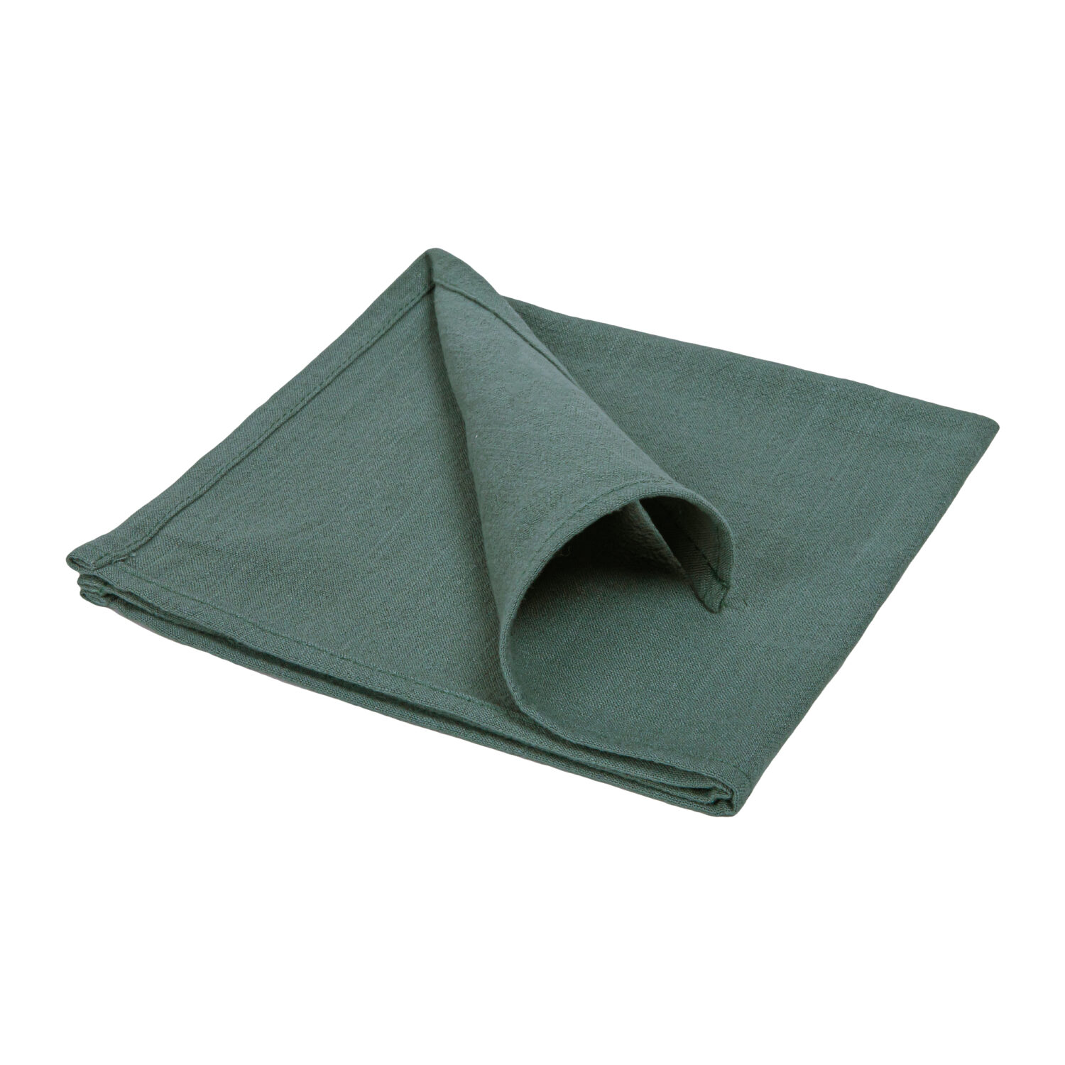 QUVIO Servet – Katoen – 40x40cm – Donkergroen