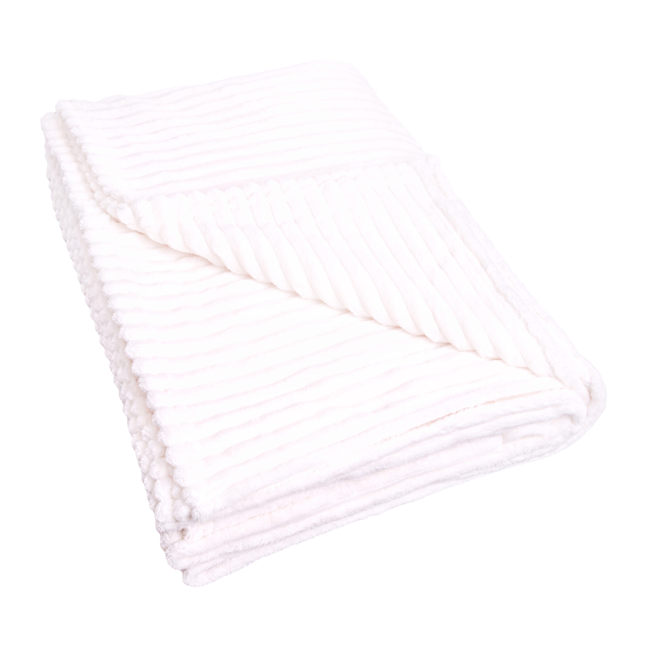 QUVIO Beige plaid - Polyester - 200x230 cm - Beige