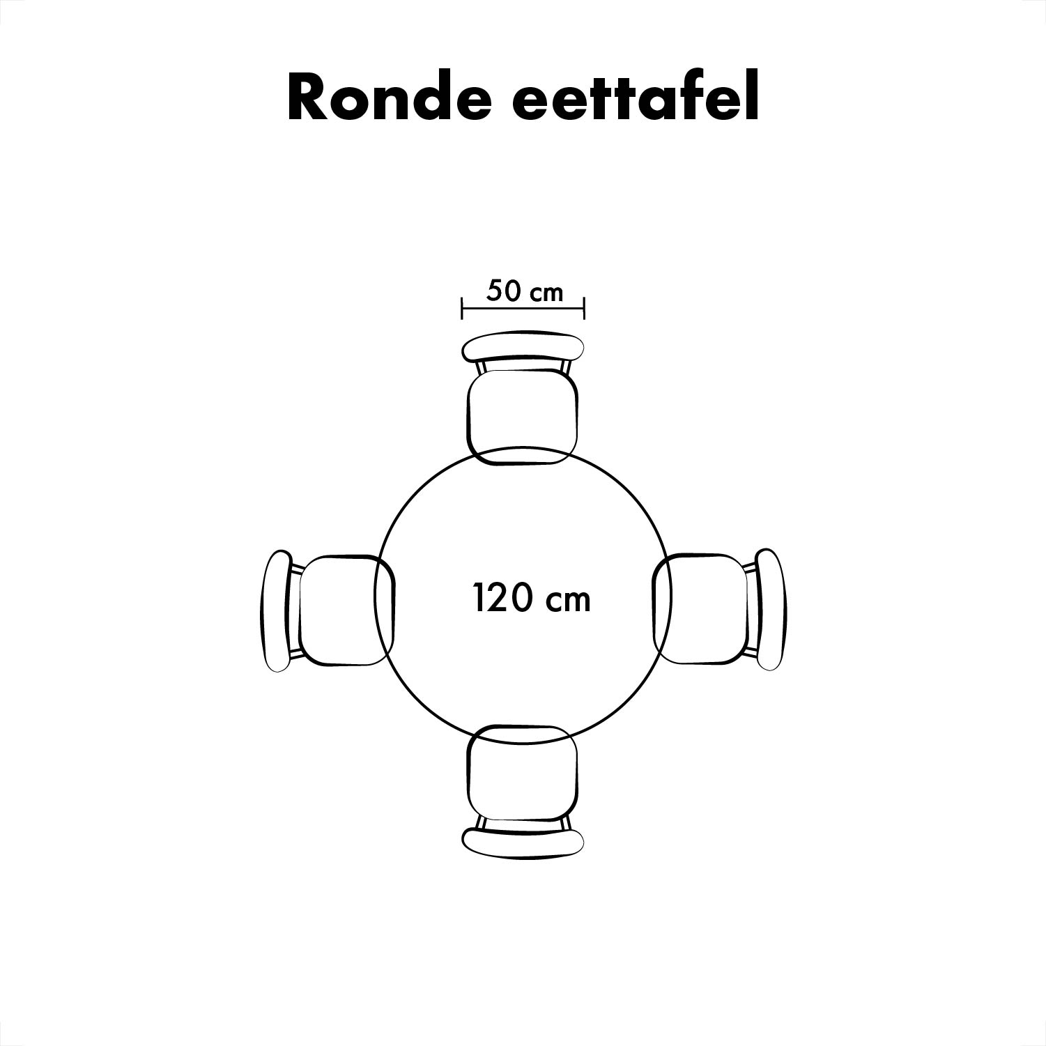 Lewis & Loft Eettafel Levi – FSC®-gecertificeerd mangohout – Rond – Ø 120 cm – Naturel