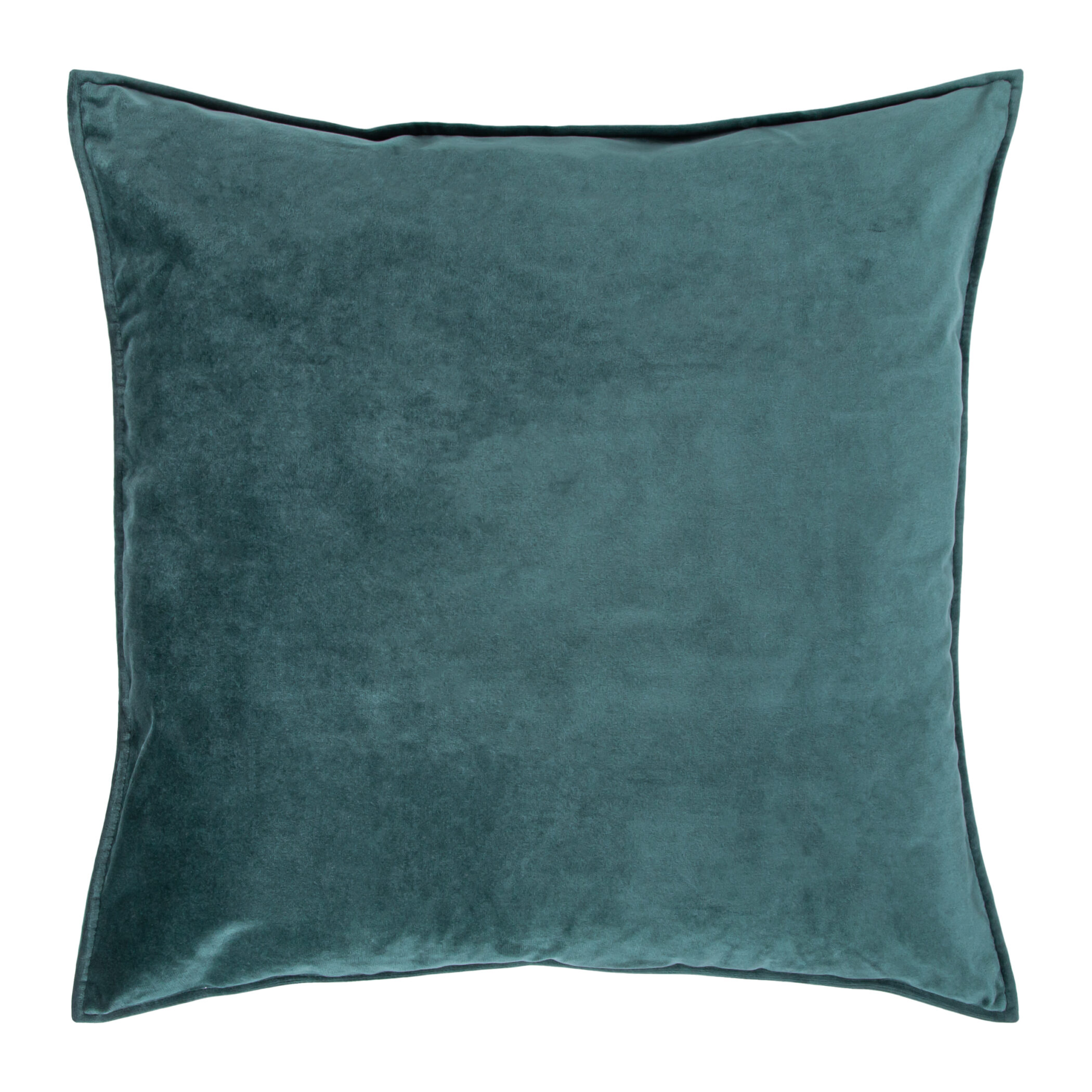 QUVIO Sierkussenhoes - 45x45cm - Fluweel - Donkergroen