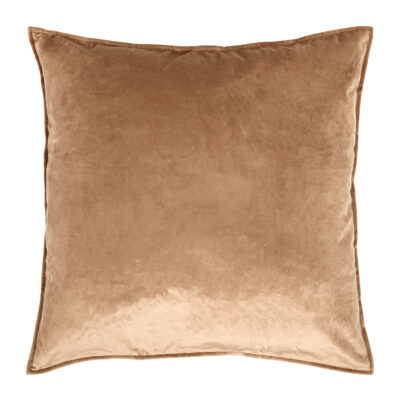QUVIO Sierkussenhoes – Fluweel-  45x45cm – Bruin