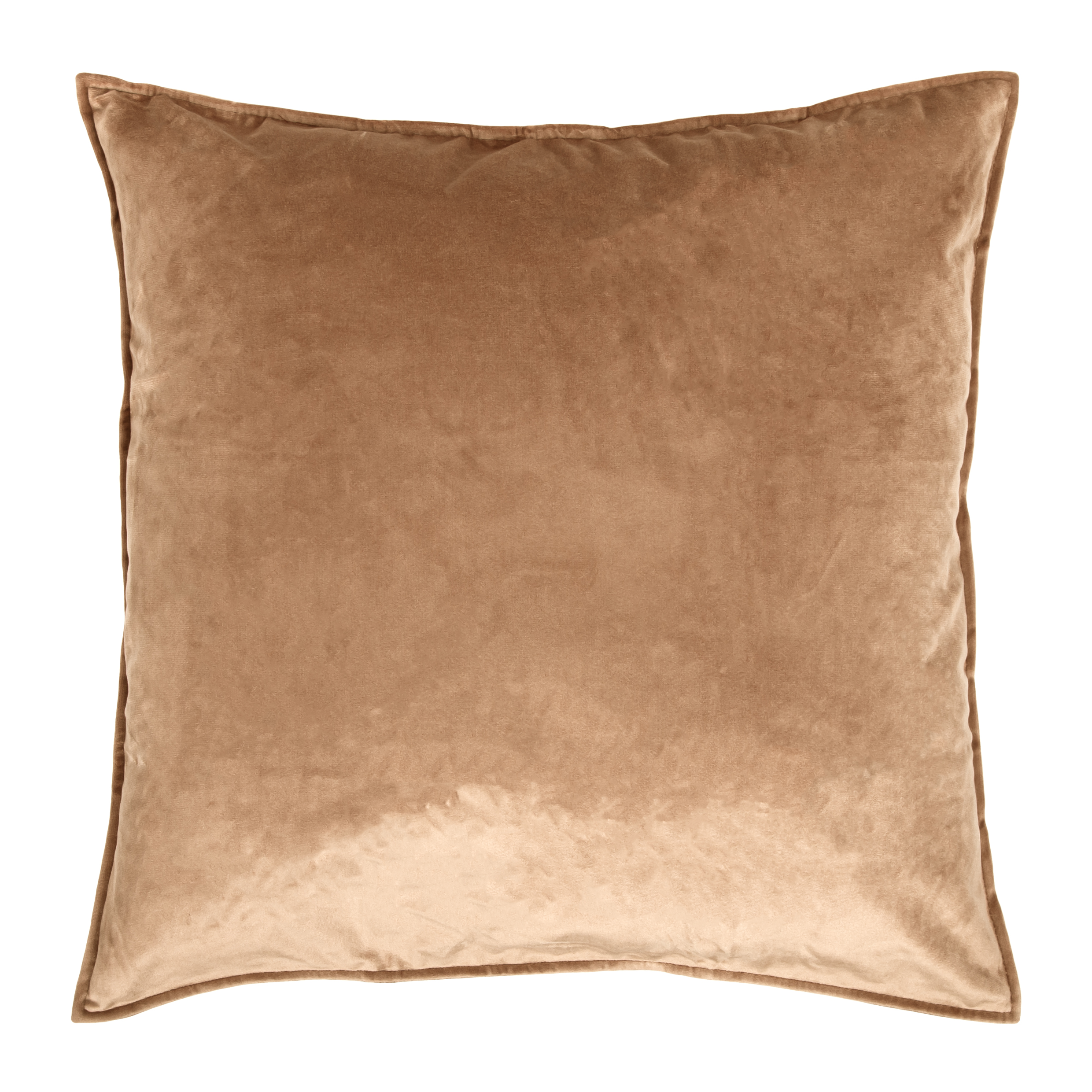 QUVIO Sierkussenhoes - Fluweel- 45x45cm - Bruin