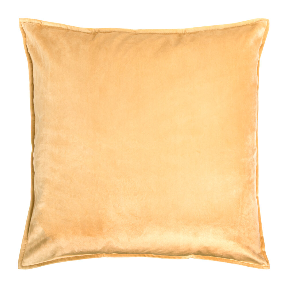 QUVIO Sierkussenhoes – 45x45cm – Fluweel – Beige