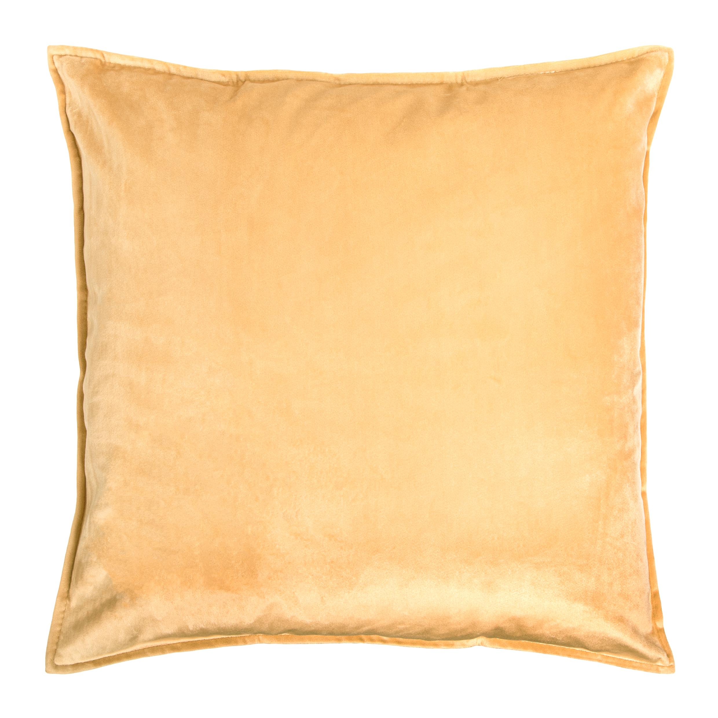 QUVIO Sierkussenhoes - 45x45cm - Fluweel - Beige
