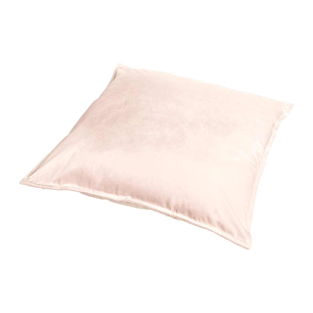 QUVIO Sierkussenhoes – 45x45cm – Fluweel – Licht roze