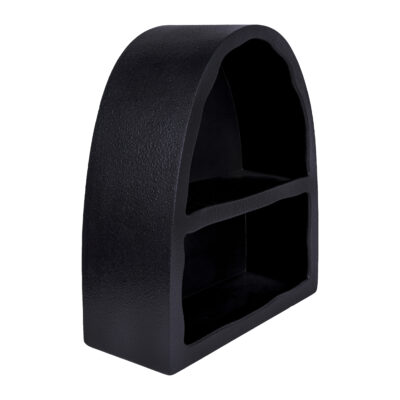 Vakkenkast - 2 vakken - zwart