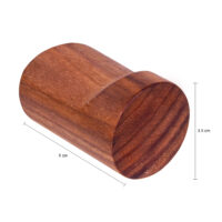 Wand haak - Hout - Donkerbruin