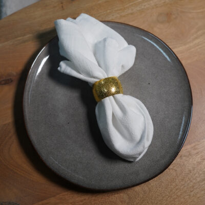 QUVIO Servet – Katoen – 40x40cm – Wit