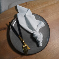 QUVIO Servet – Katoen – 40x40cm – Wit