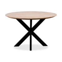ronde eettafel, eettafel, ronde eettafel, FSC gecertificeerd mangohout, tafel, eettafel rond, mangohouten eettafel,