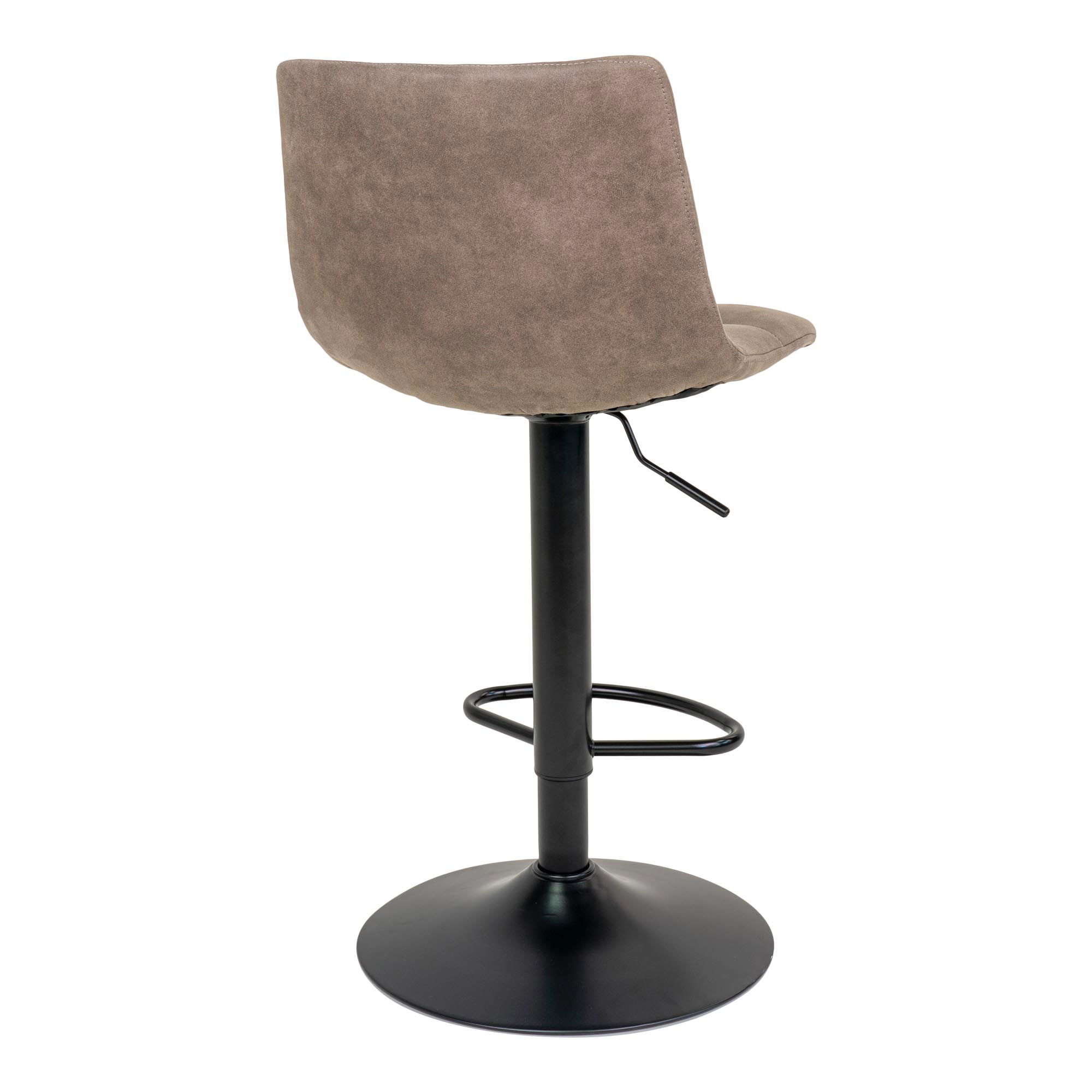 QUVIO Barstoel Florence – Verstelbare zithoogte – Lichtbruin – Set van 2