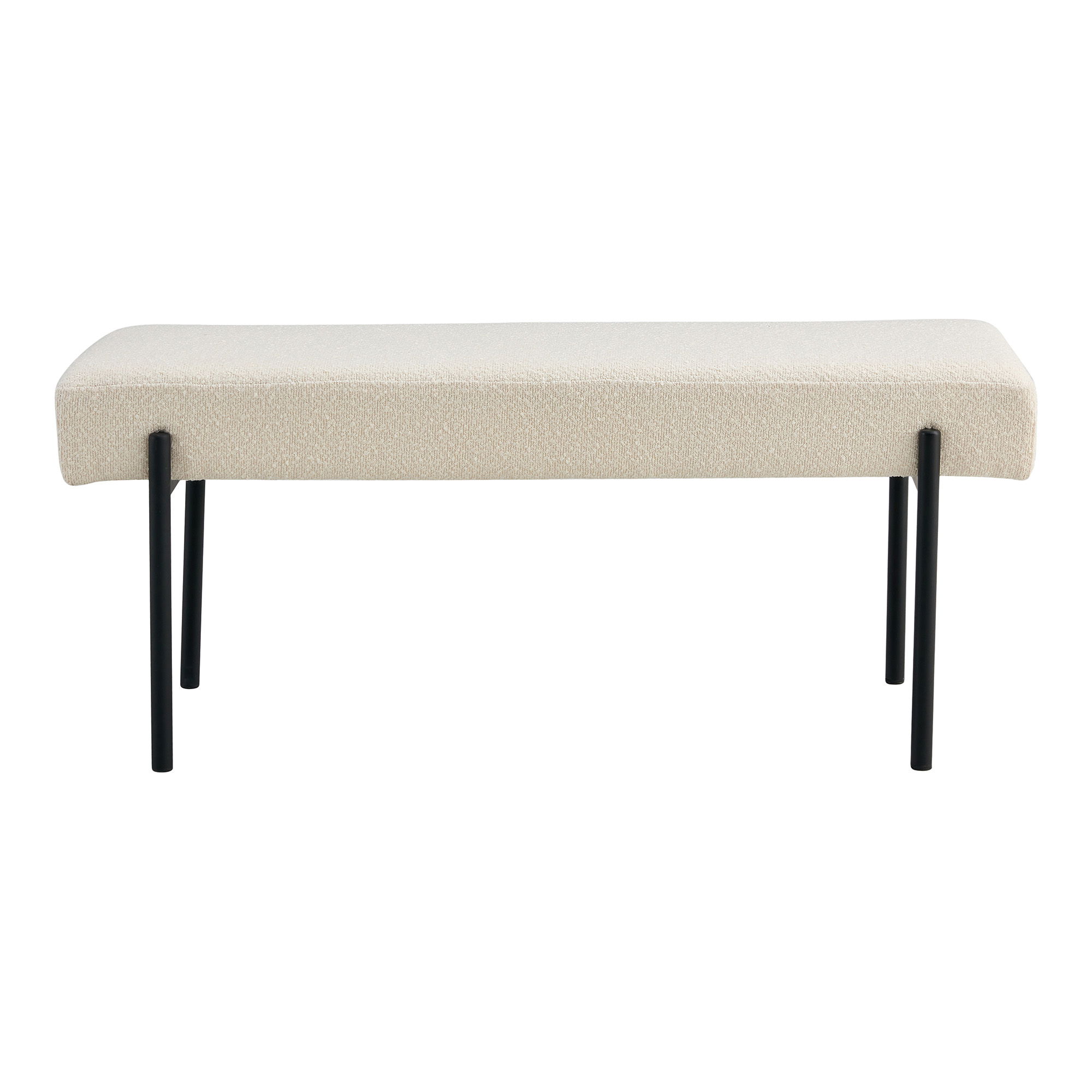 QUVIO Wandkapstok – 6 haken – Aluminium – Zwart