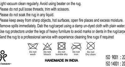 QUVIO Poef – Handgeweven Poef – Ivoorkleur – 40×40 cm – Stof en Schuim