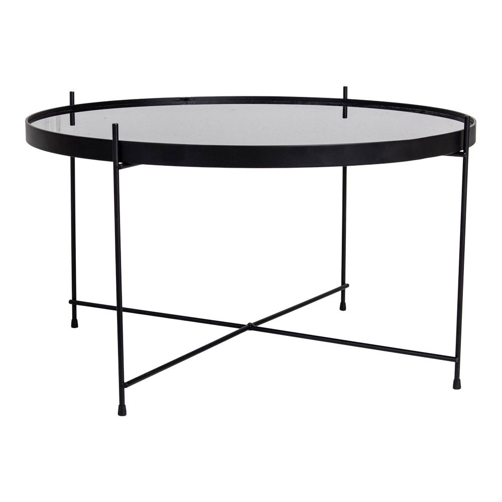 QUVIO Kandelaar – Keramiek – Rond – Wit