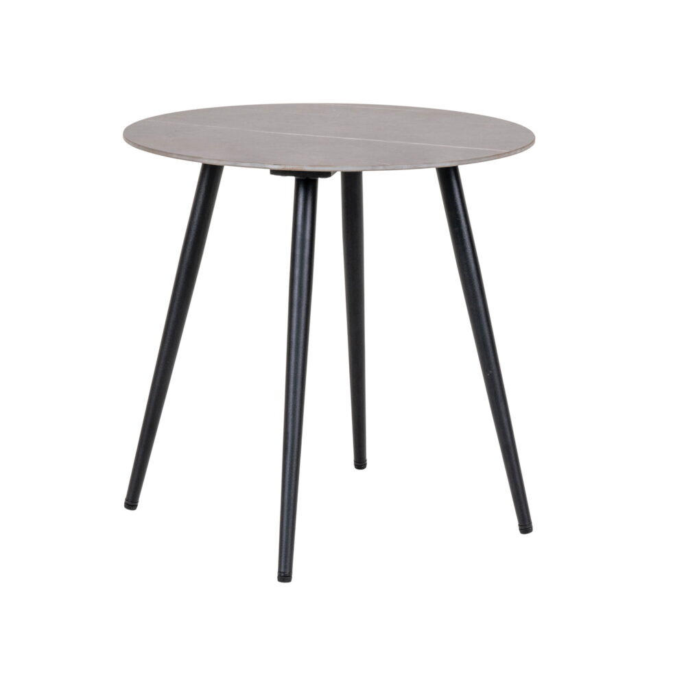 QUVIO Bijzettafel Kopenhagen – Stijlvol en Functioneel – Keramisch Tafelblad