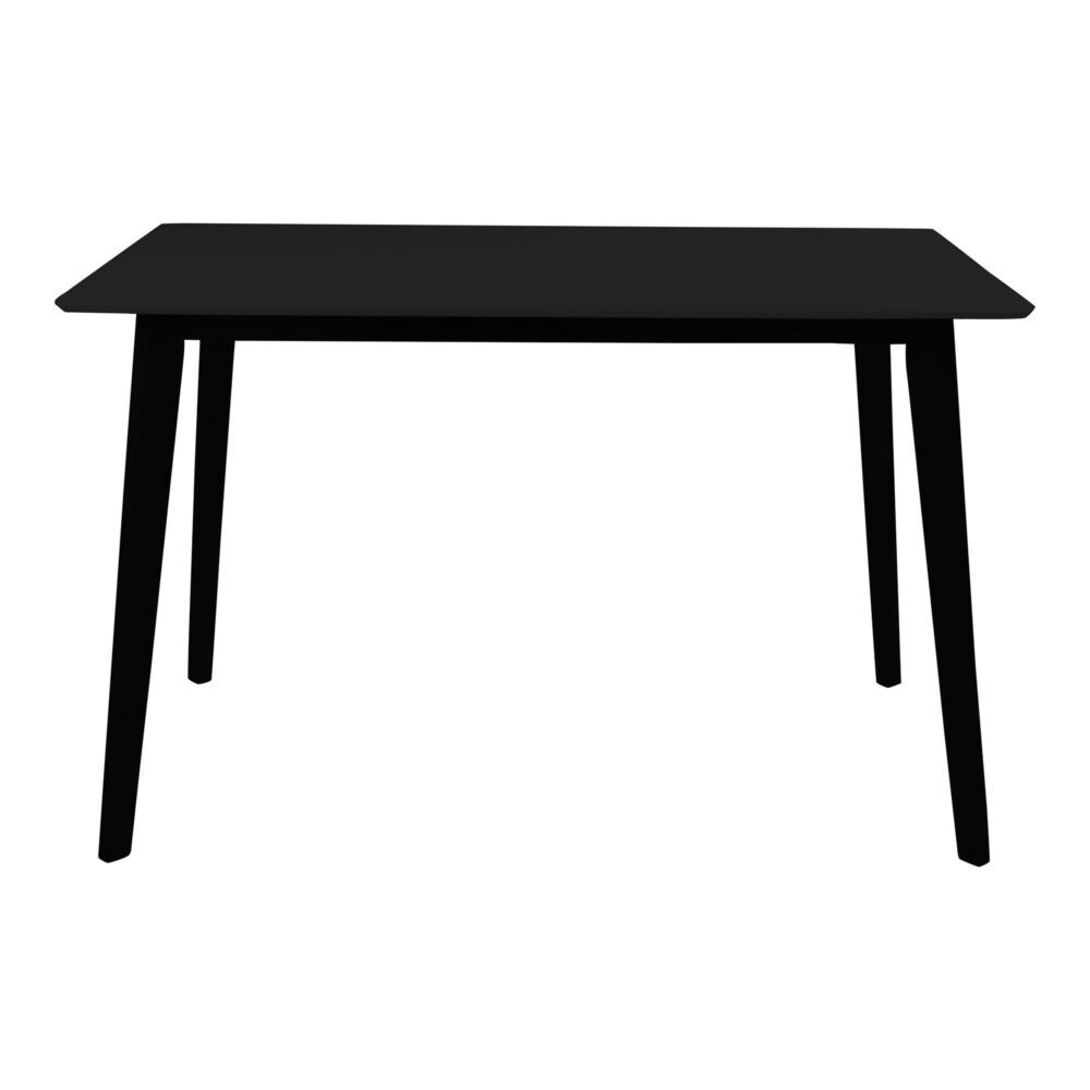 QUVIO Eettafel Berlin – Zwart – 70x120x75 cm