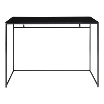 QUVIO Zwart bureau – 100x45x75 cm – Staal – Zwart