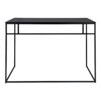 QUVIO Zwart bureau – 100x45x75 cm – Staal – Zwart
