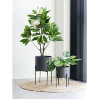 QUVIO Vloerkleed Bombay – Natuurlijke Jute – 90 cm Diameter