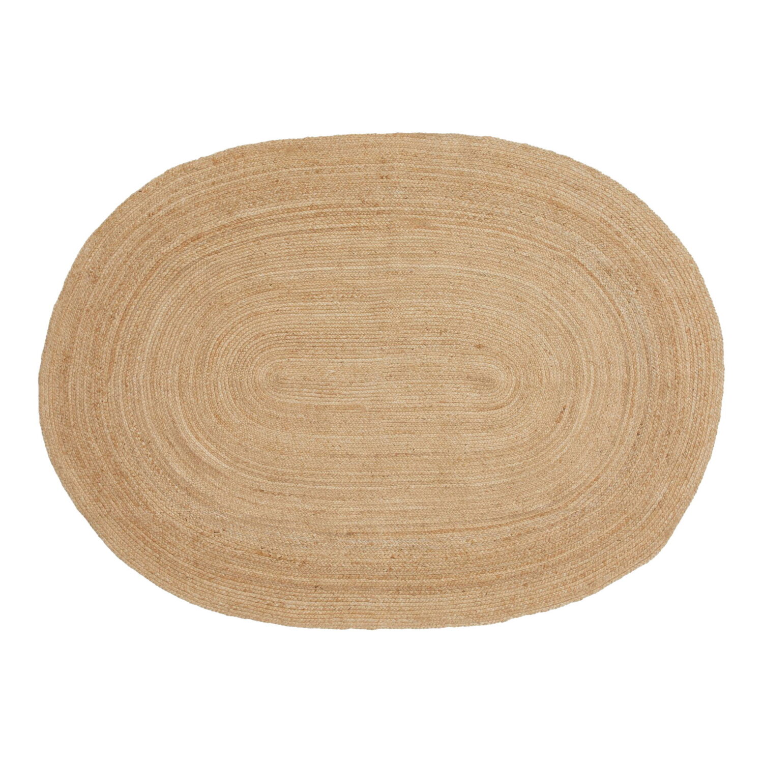 QUVIO Gevlochten Jute Vloerkleed – Naturel – 140×200 cm