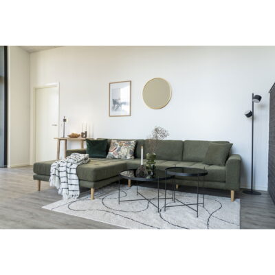 QUVIO Vloerkleed Tampa – Hoogwaardig Katoen – Multi-gekleurde Print – 160×230 cm