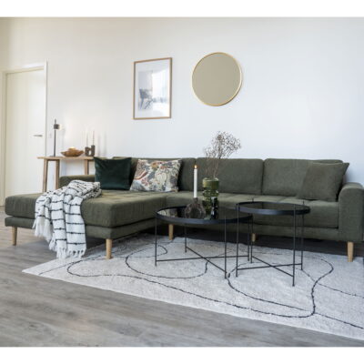 QUVIO Vloerkleed Tampa – 200×300 cm – 100% Katoen – Wit