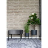 QUVIO Vloerkleed Havana – Zwart/Wit – 160×230 cm