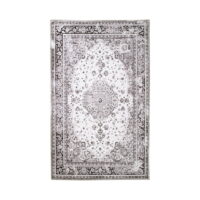QUVIO Vloerkleed Havana – Zwart/Wit – 160×230 cm