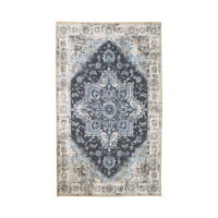 QUVIO Vloerkleed Havana – Blauw – 160×230 cm