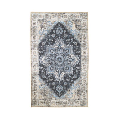 QUVIO Vloerkleed Havana – Blauw – 160×230 cm