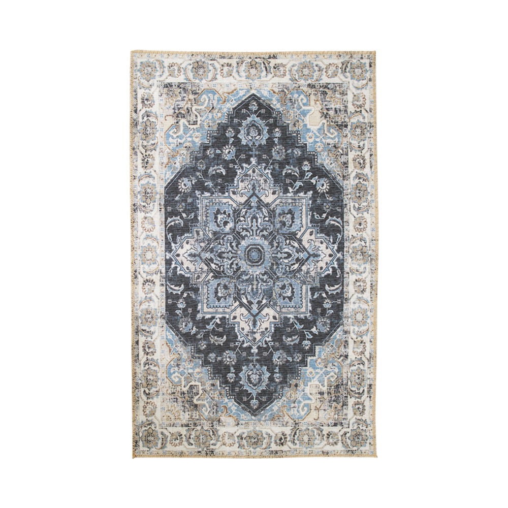 QUVIO Vloerkleed Havana – Blauw – 160×230 cm